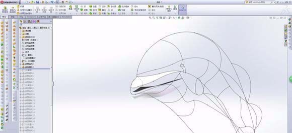 Solidworks绘制海豚的详细操作步骤